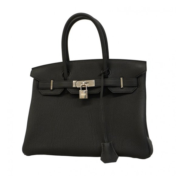 Hermes Birkin 30 Togo Black Handbag, C Stamp, Women's, P1185467 - Picture 1 of 10